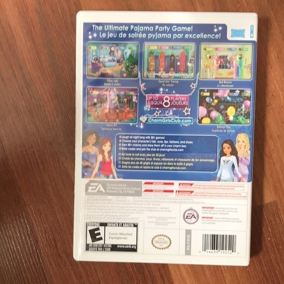CHARM Girls Club Pajama Party for Nintendo Wii WII Video Game - Picture 2 of 4